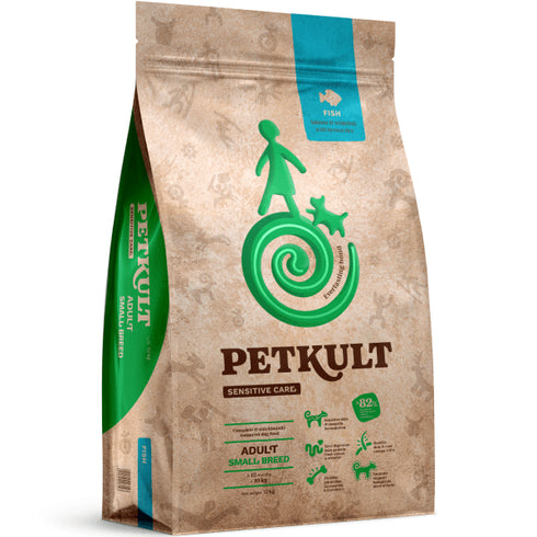 Hrana uscata pentru caini Petkult Sensitive Adult Talie Mica Peste 12kg